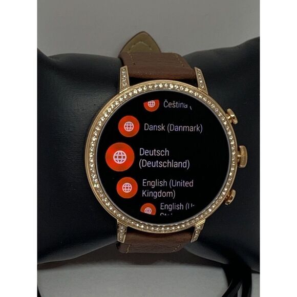 Fossil Gen 4 Authentic Digital Dial Smart Watch Custom Band FTW6011 QT770 - Picture 2 of 12